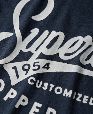 Superdry Μπλουζάκι 'COPPER' σε μπλε