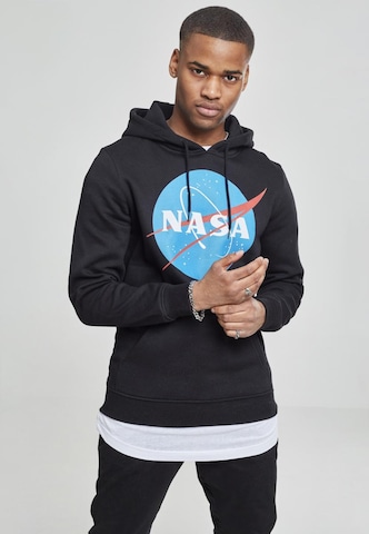 Sweat-shirt 'Nasa' Mister Tee en noir : devant