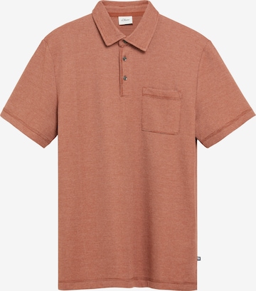 s.Oliver Poloshirt in Braun: Vorderseite