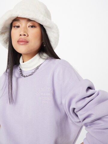 Misspap Sweatshirt in Purple