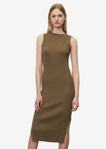 Marc O'Polo Knit dress in Brown: front