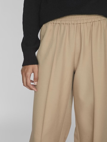 VILA Wide leg Broek in Bruin