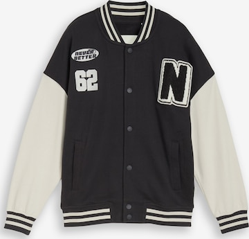 TOM TAILOR Collegetakki värissä harmaa: etupuoli