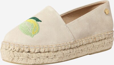 Fabienne Chapot Espadrilles 'Summer' in beige / gelb / grün / mint, Produktansicht