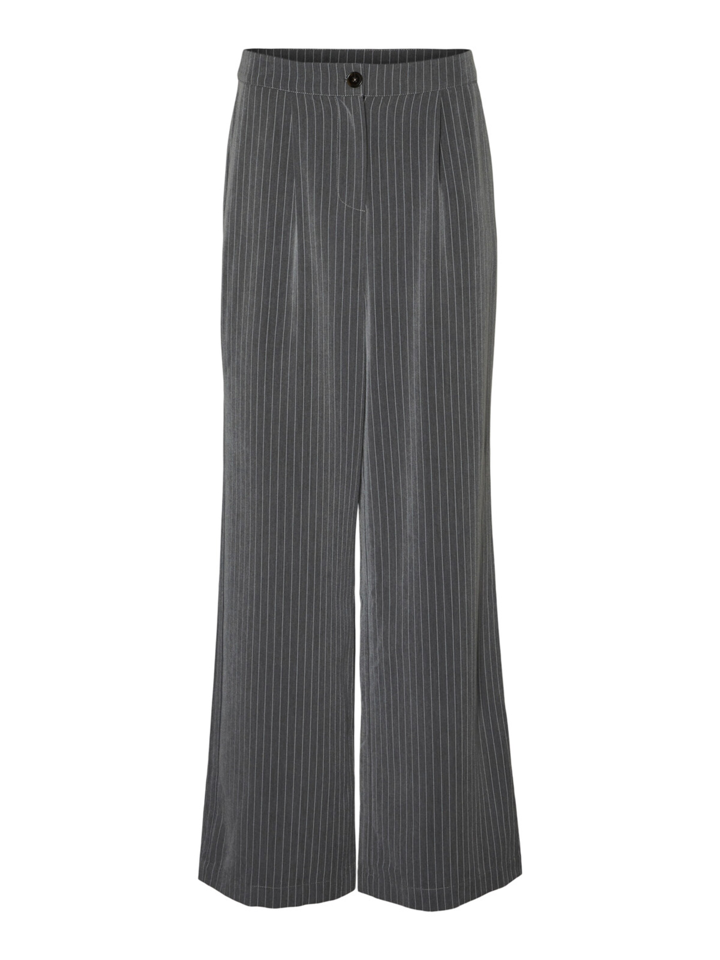 Wide Leg Pantalon à pince 'NORA' VERO MODA en gris : devant