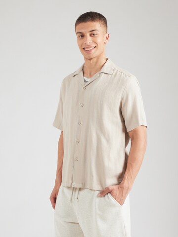 Only & Sons Regular fit Srajca 'ONSROBERT' | siva barva: sprednja stran