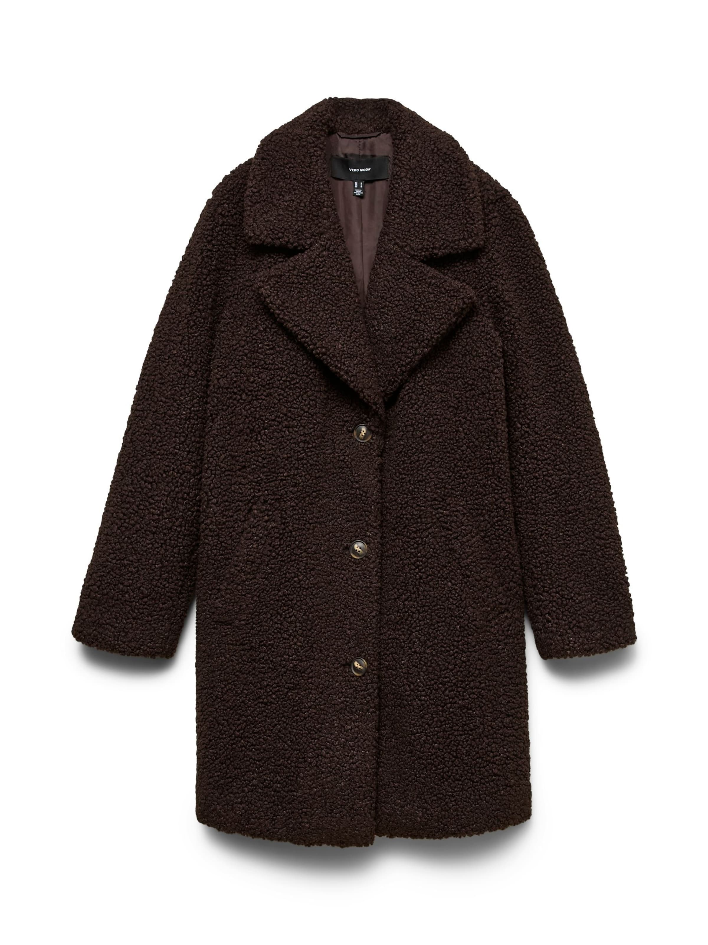 VERO MODA Wintermantel 'VMKYLIE' in Bruin: voorkant
