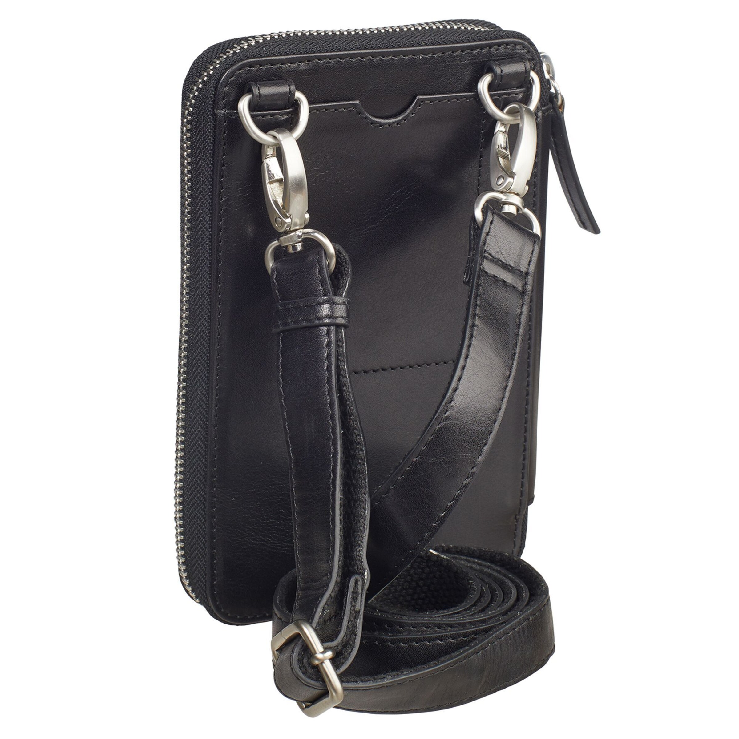 LEONHARD HEYDEN Smartphonehoesje 'Cambridge' in Zwart