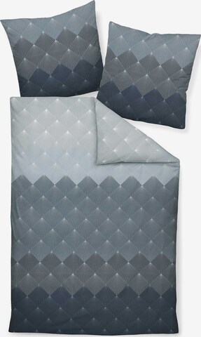 JANINE Duvet Cover in Grey: front