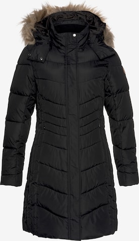 ICEPEAK Winter Coat in Black