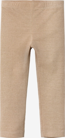 NAME IT Regular Leggings 'SOSANNA' in Beige: voorkant