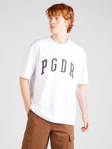 Pegador - Camisa 'Layton' em branco: frente