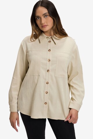 Ulla Popken Bluse in Beige: predná strana