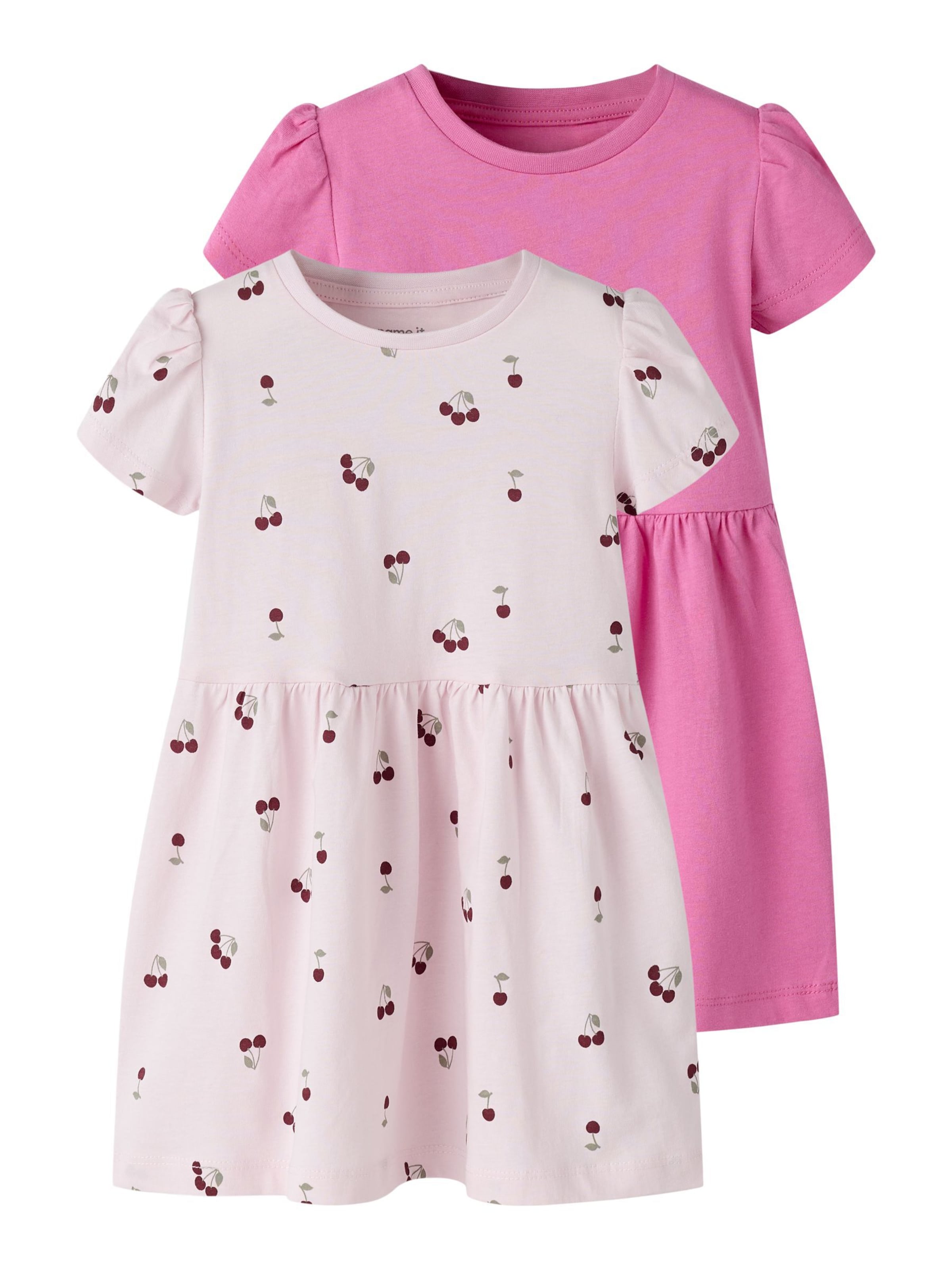 NAME IT Sukienka 'NMFVivia' w kolorze różowy: przód