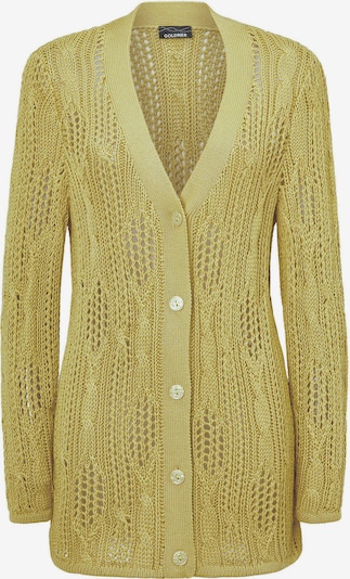 Goldner Strickjacke in hellgrün, Produktansicht
