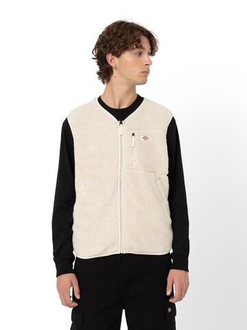 DICKIES Mellény 'MOUNT HOPE VEST' - bézs: elől