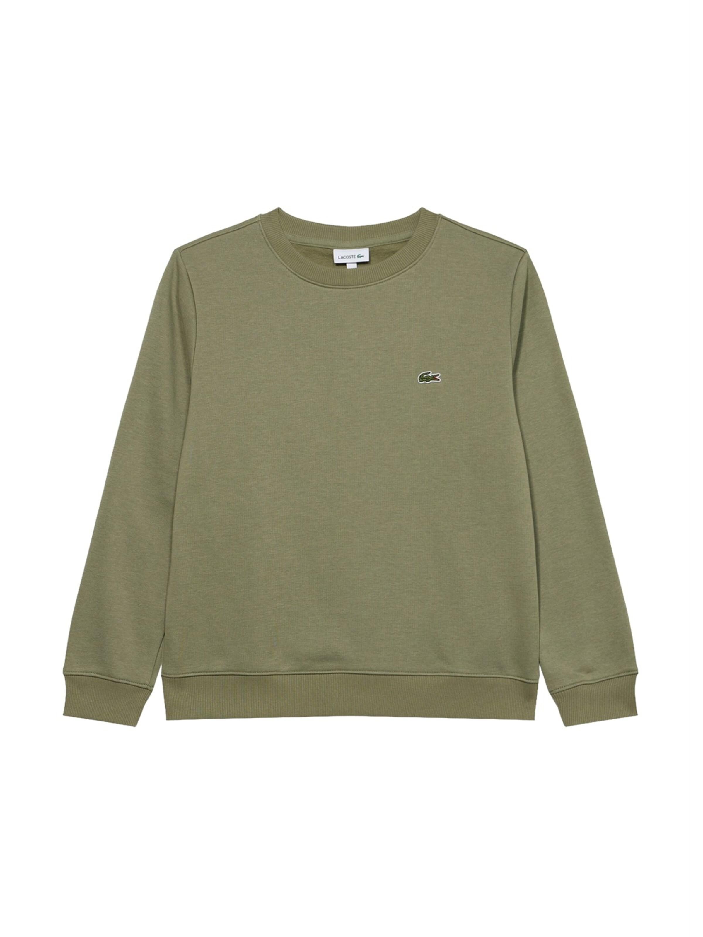 Sweat LACOSTE en vert : devant