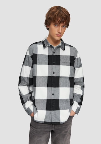 Fit confort Chemise QS en noir : devant