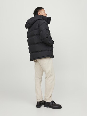 JACK & JONES Winterjas 'TWICE' in Zwart