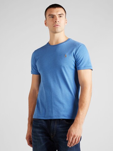 Coupe regular T-Shirt Polo Ralph Lauren en bleu : devant