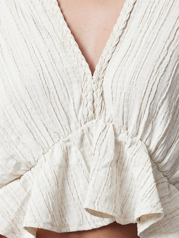 Trendyol Блузка в Бежевый