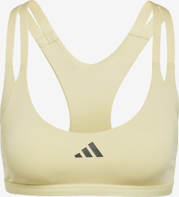 ADIDAS PERFORMANCESportski grudnjak 'Aeroimpact Luxe' - žuta boja: prednji dio