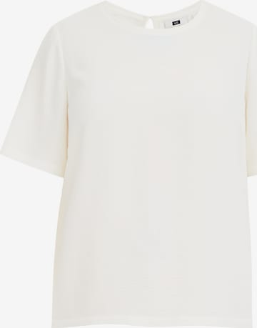 WE Fashion - Camiseta en blanco: frente