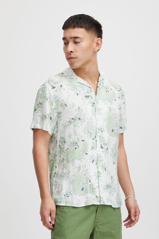 BLEND Regular fit Button Up Shirt '20715643' in Green: front