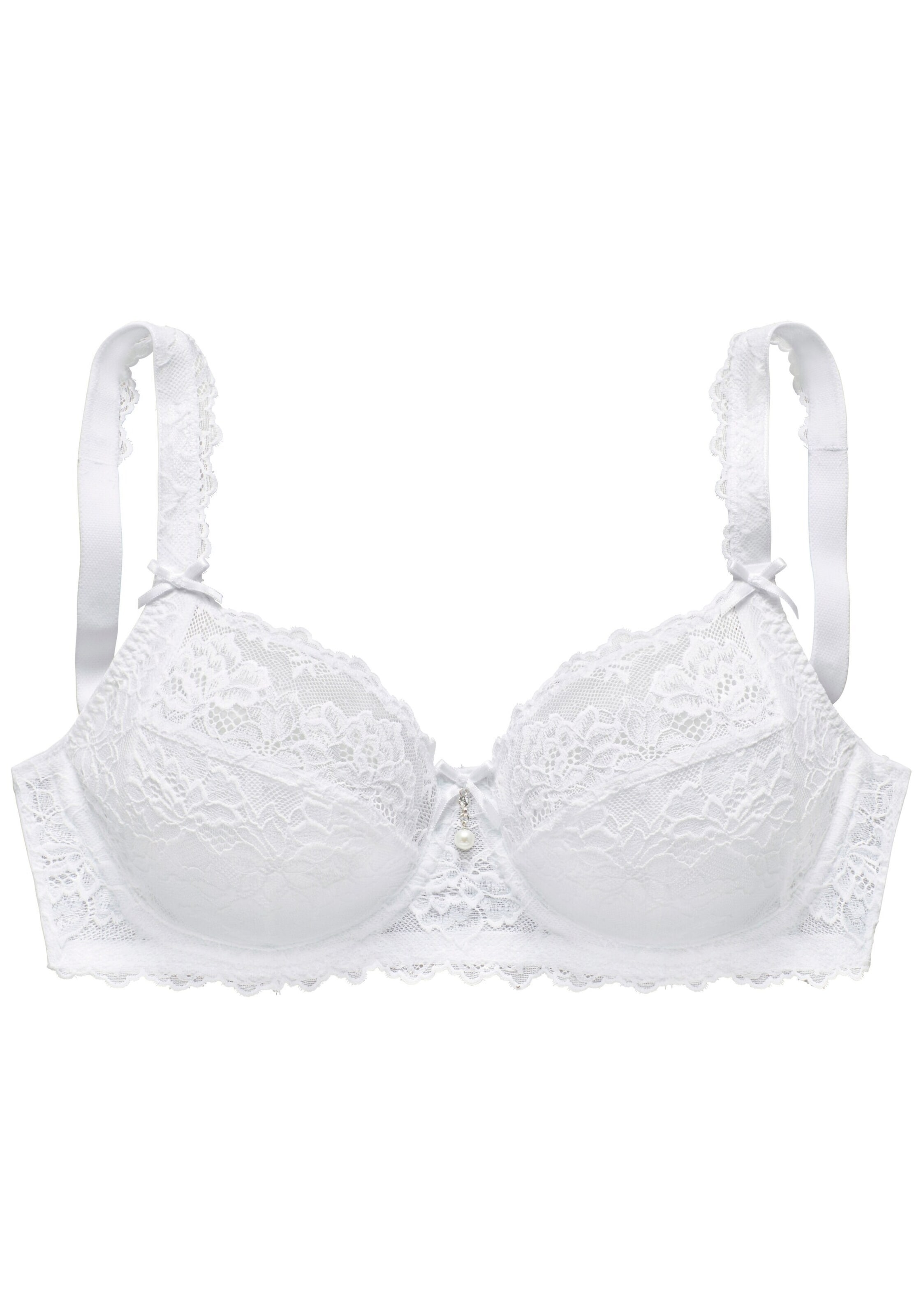 LASCANA Bra in White: front