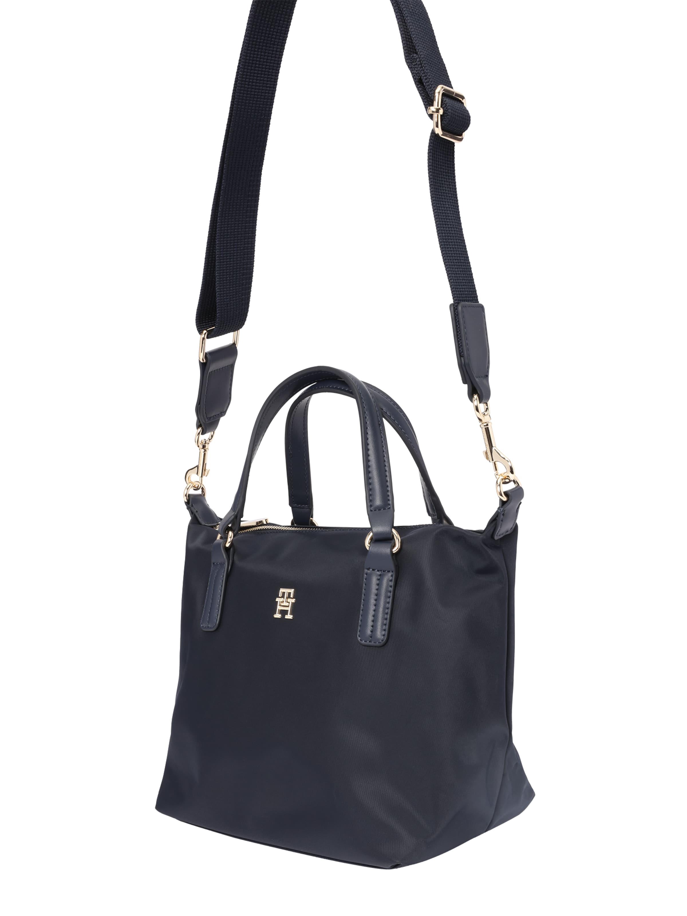 zils TOMMY HILFIGER Rokassomiņa 'Poppy': no priekšpuses