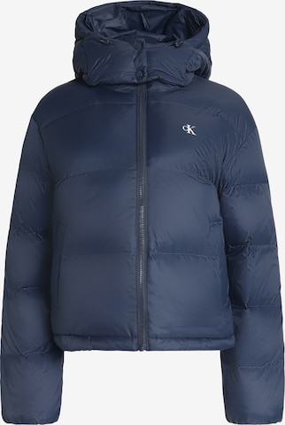 Calvin Klein Jeans Vinterjacka 'ESSENTIAL' i blå: framsida