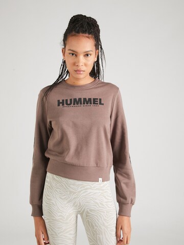 Hummel Bluzka sportowa 'Legacy' w kolorze szary: przód