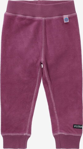 Villervalla Tapered Pants in Purple: front