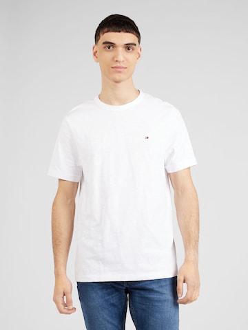 TOMMY HILFIGER Shirt 'SLUB' in White: front