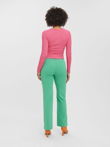 VERO MODA Regular Pants 'Zamira' in Green