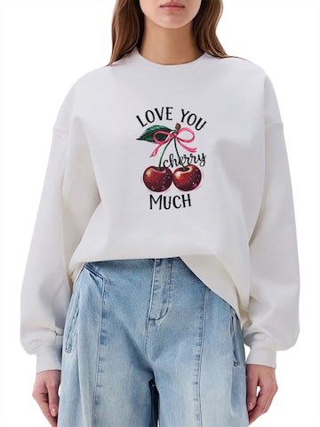 GORHEY Sweatshirt‌‌‌‌‌‌‌‌ in Weiß