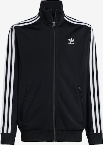 Giacca di felpa 'Adicolor Firebird' di ADIDAS ORIGINALS in nero: frontale