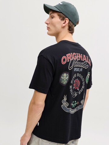 JACK & JONES - Camiseta 'JORUpstate' en negro