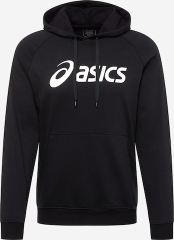 ASICSSportska sweater majica - crna boja: prednji dio