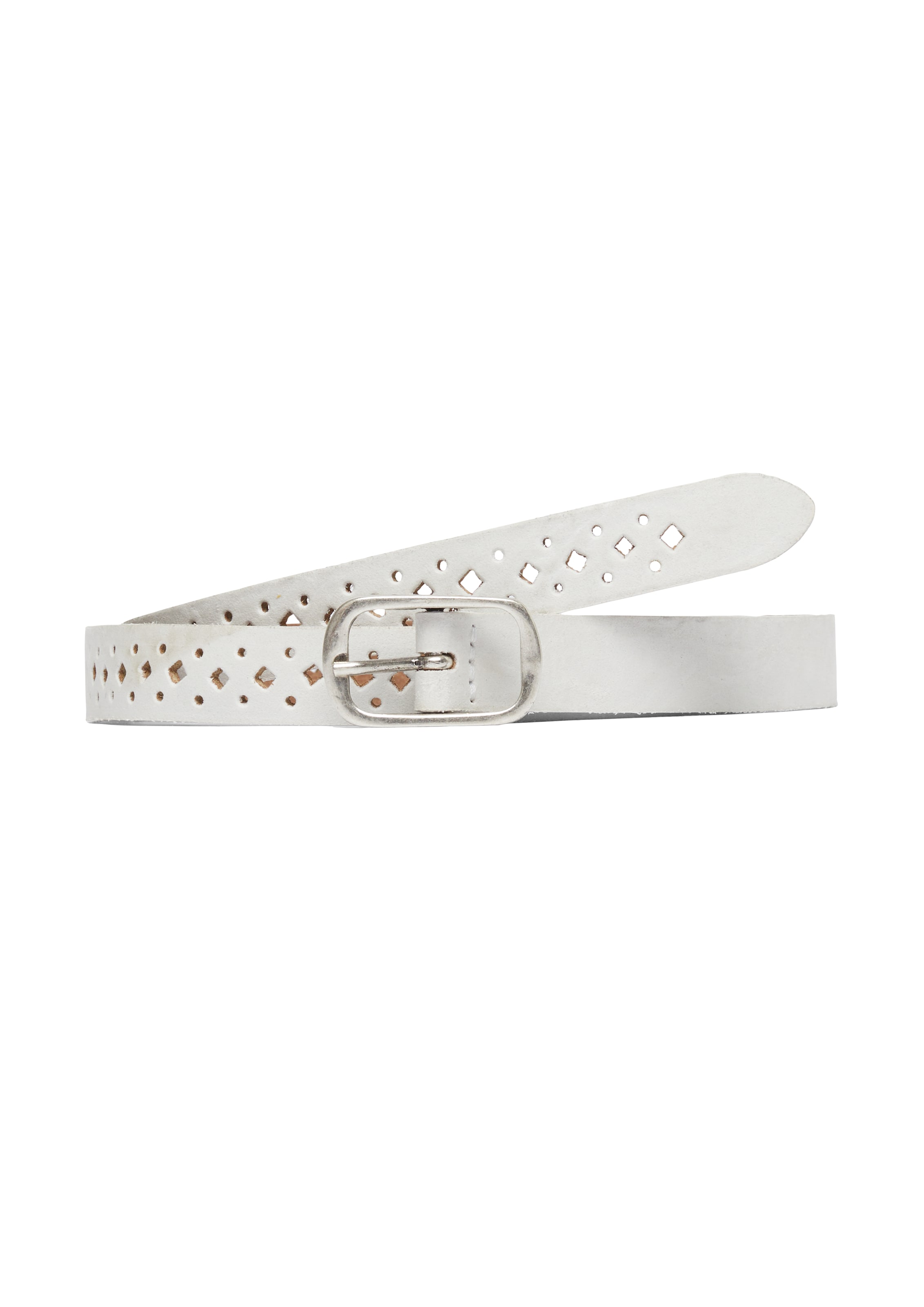 s.Oliver Belt in White: front