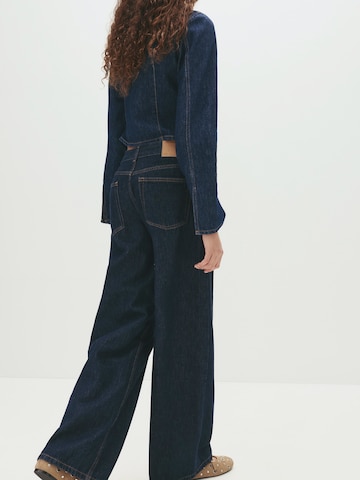 Pull&Bear Bő szár Farmer - kék
