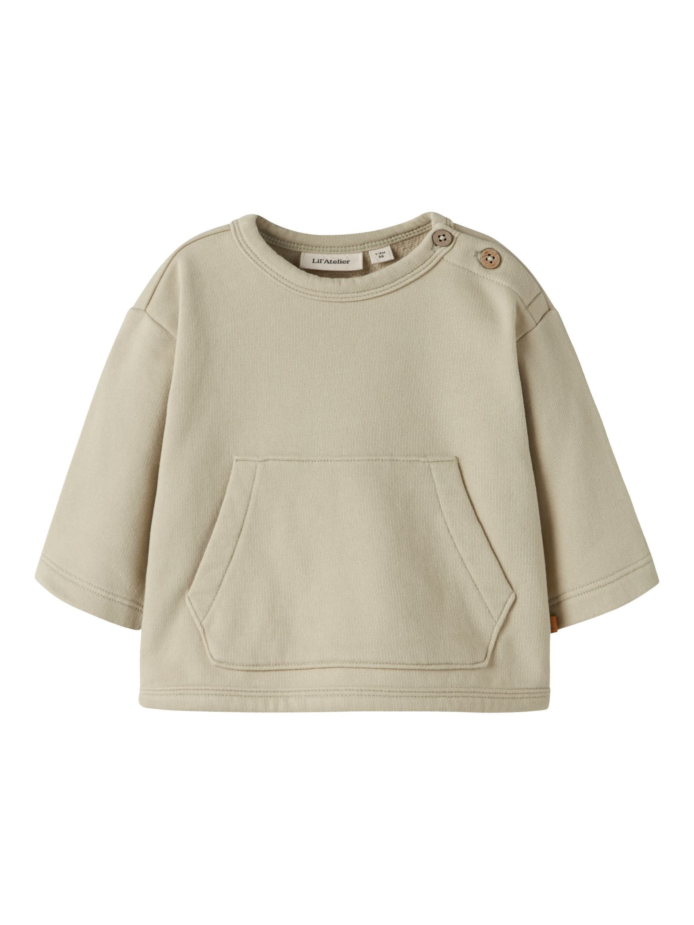 Felpa di Lil'Atelier in grigio: frontale