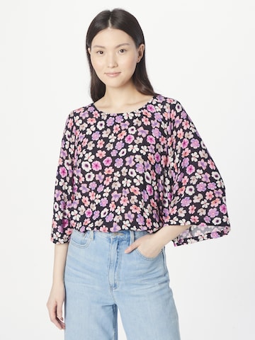 Kaffe Blouse 'Tara' in Zwart: voorkant