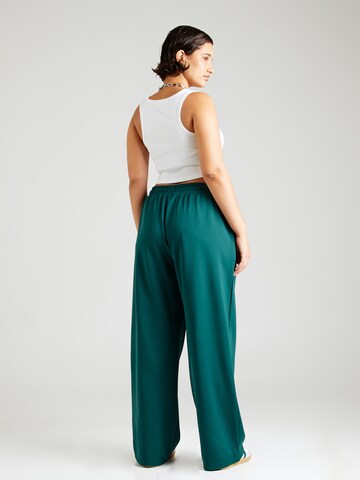 Wide Leg Pantalon 'NMJENNA' Noisy May Curve en vert