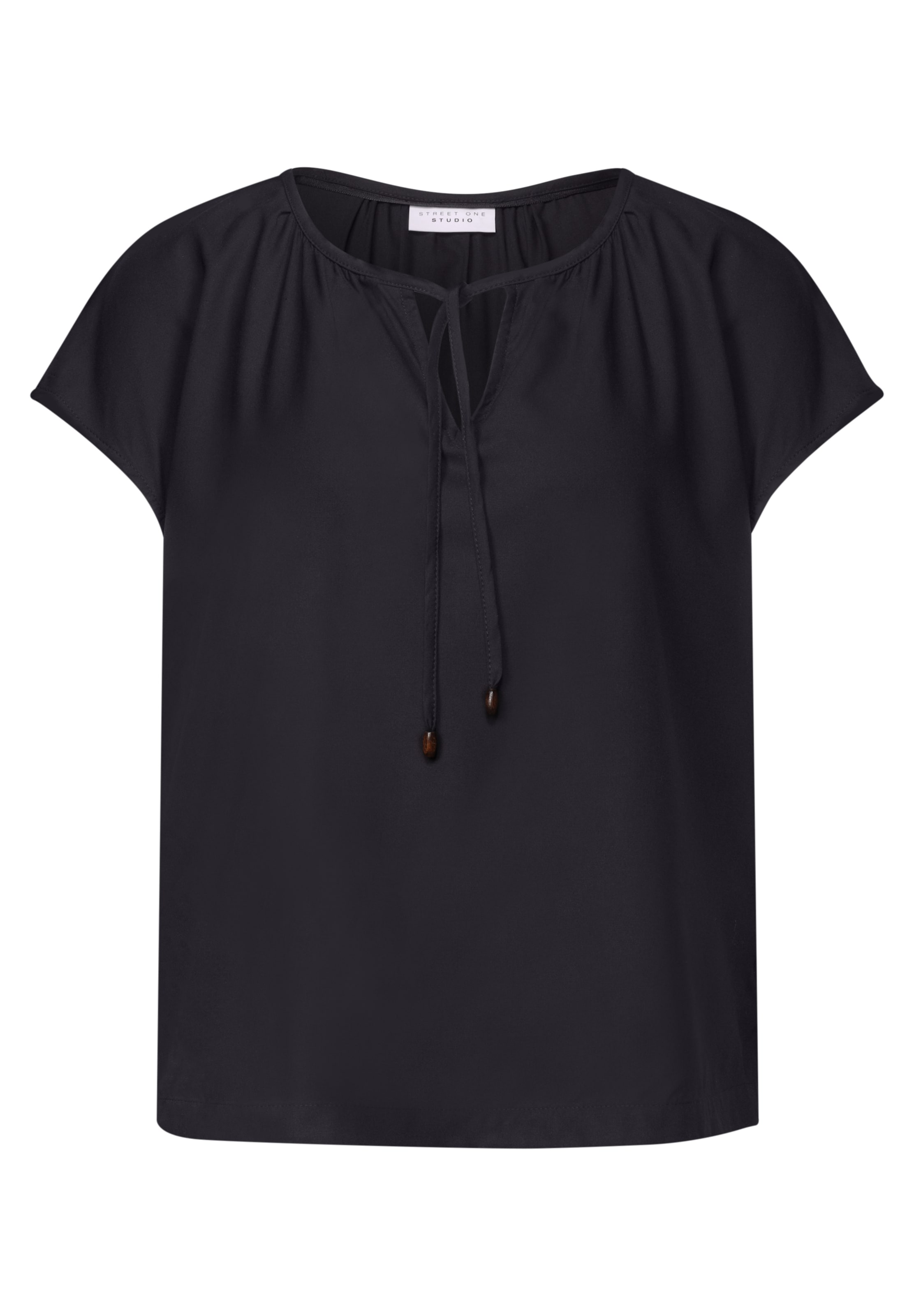 Street One Studio Bluse in Schwarz: Vorderseite