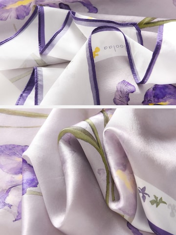 Vivi Idee Scarf 'Irisblüten' in Purple