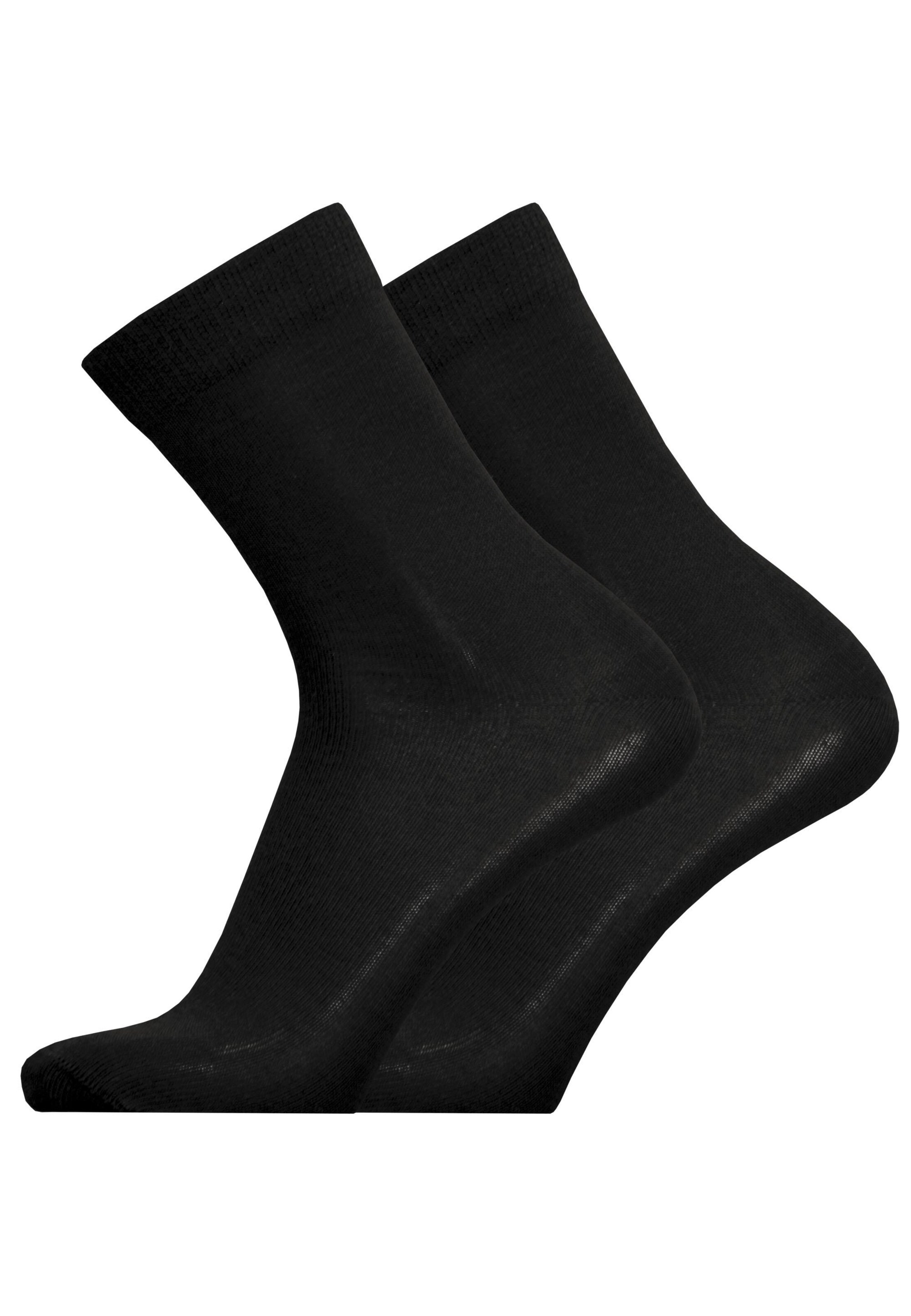 UphillSport Socken 'MERINO LIGHT' in Schwarz: Vorderseite