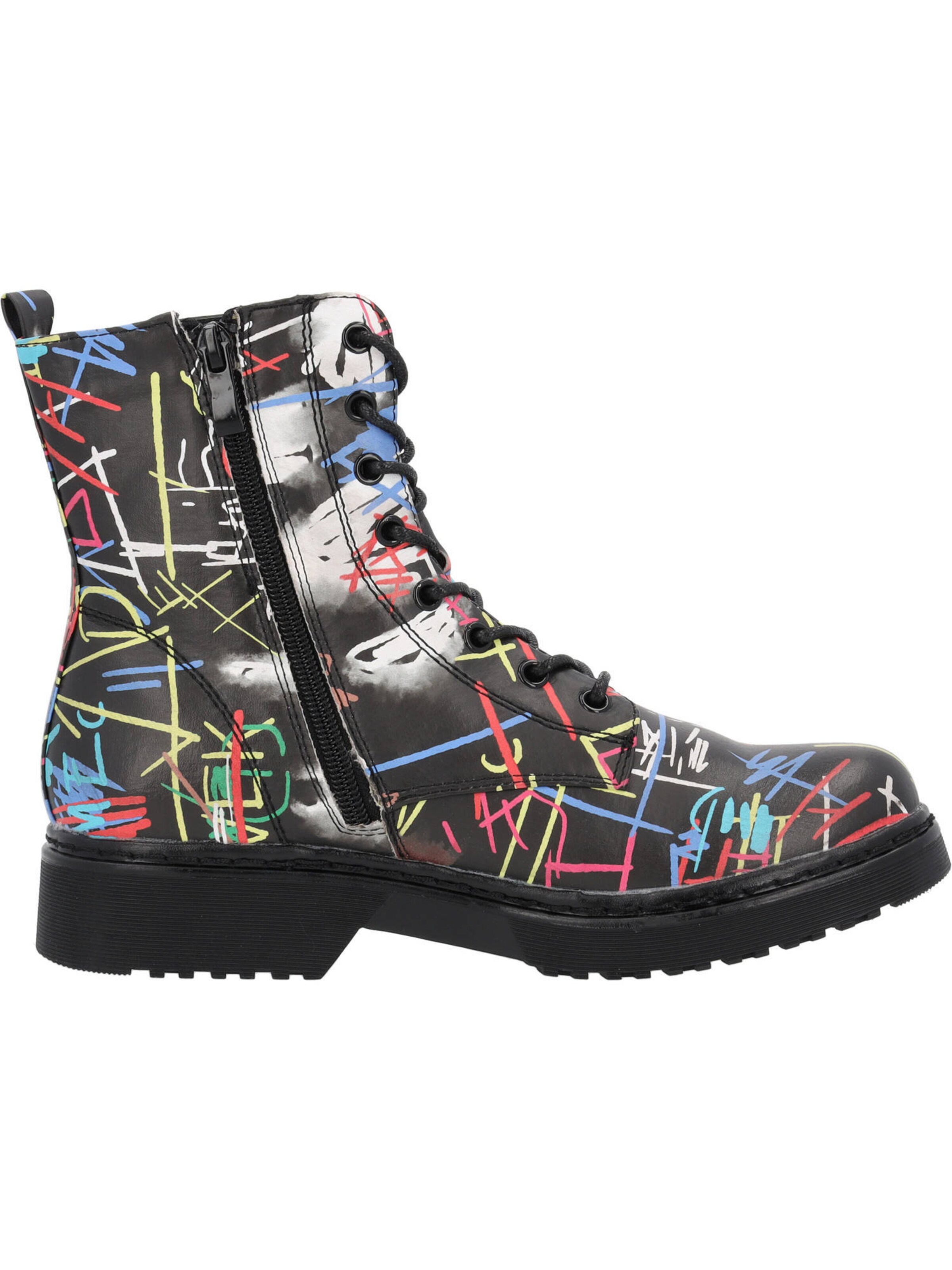 Bottines à lacets 'Djerba' Palado en noir