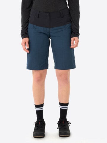 VAUDE Regular Outdoorbroek 'Qimsa' in Blauw: voorkant