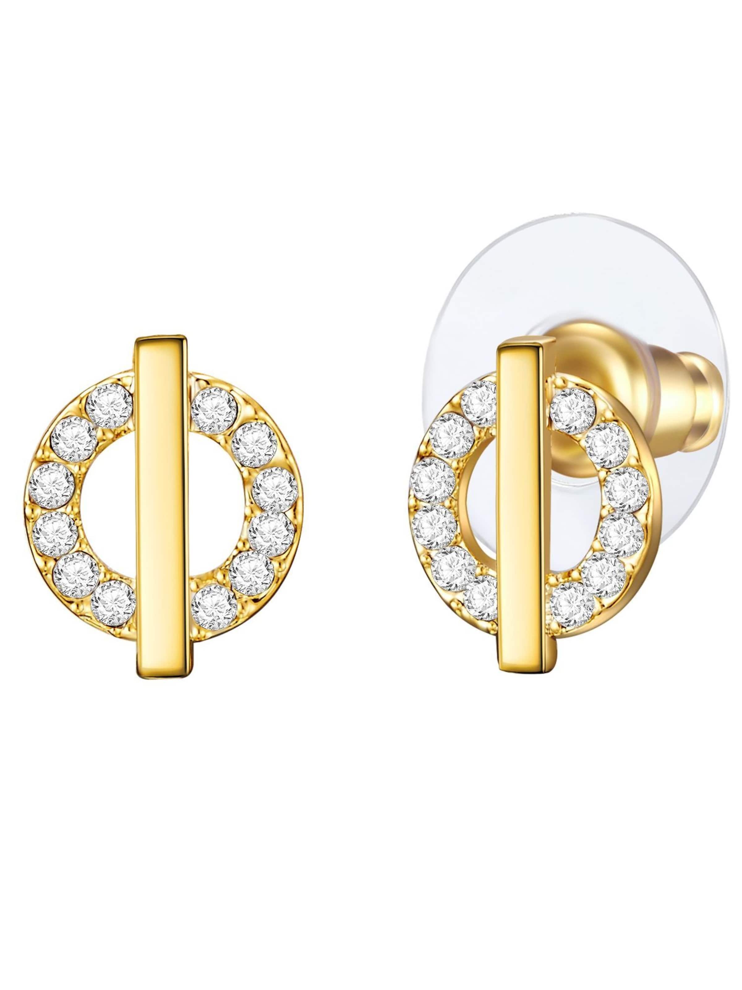 Lulu & Jane Earrings in Gold: front